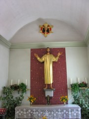 Intérieur du choeur de la chapelle. Cliché personnel