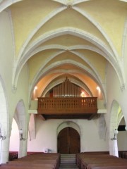 La Sagne, le Temple et son orgue. Cliché personnel