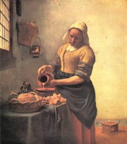 Un tableau de Vermeer, originaire de Delft