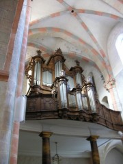 Vue de l'orgue de troix-quarts. Cliché personnel