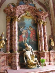 Un autel de l'église (style Renaissance). Cliché personnel