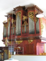 Le grand orgue de Vuisternens-en-Ogoz, un chef-d'oeuvre en Suisse. Cliché personnel