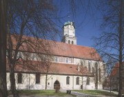 Vue extérieure de l'église St-Martin de Memmingen. Crédit: www.stmartin-memmingen.de/