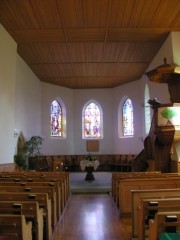 Vue intérieure de l'église. Cliché personnel