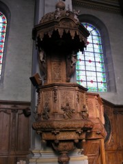 Vue de la chaire de l'église. Cliché personnel