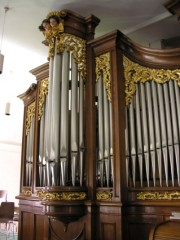 Vue de l'orgue en tribune. Cliché personnel