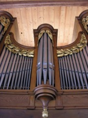 Le buffet de l'orgue. Cliché personnel