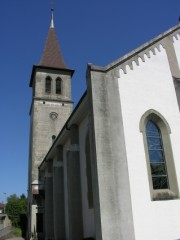 Eglise catholique de Morat. Cliché personnel