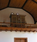 L'orgue du Temple de Cortébert. Cliché personnel