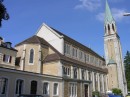 La Chaux-de-Fonds: église du Sacré-Coeur (1927). Cliquer sur l'image pour l'agrandir. Cliché personnel