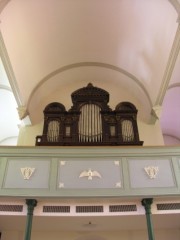 Vue de l'orgue depuis la nef. Cliché personnel