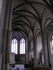 Vue du choeur de l'église. Cliché personnel