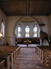 Vue intérieure de cette église. Cliché personnel