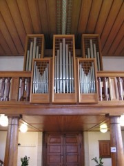 Vue de l'orgue Kuhn. Cliché personnel