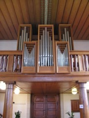 Vue de l'orgue Kuhn. Cliché personnel