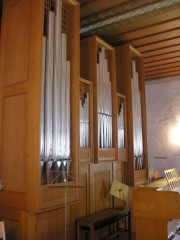 Vue de l'orgue en tribune. Cliché personnel