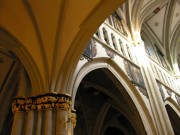 Elévation des voûtes sous la tribune de l'orgue. Cliché personnel