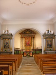 Nef de l'église de Fahy. Cliché personnel