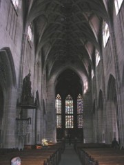 Nef de la cathédrale de Berne. Cliché personnel