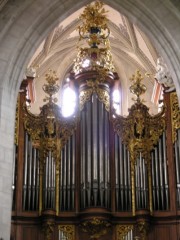 Le Grand Orgue avec le zoom. Cliché personnel