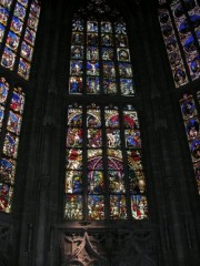 Grande verrière de la Passion (1441). Verrière axiale du Münster. Cliché personnel