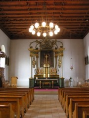 Vue intérieure de l'église. Cliché personnel