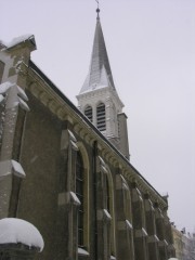 Temple Farel en hiver. Cliché personnel