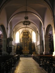 Vue intérieure de l'église de Nods. Cliché personnel