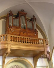 L'orgue de Nods sous un autre angle. Cliché personnel