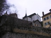 Eglise de Rue sur la colline du château. Cliché personnel (2006)