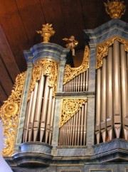 Détail du buffet de l'orgue. Cliché personnel (zoom)