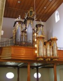 Grand Orgue Kuhn (1963) de la Stadtkirche d'Aarau. Cliché personnel (juillet 2007)