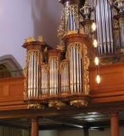 Détail du Positif du Grand Orgue. Cliché personnel