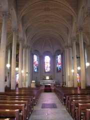 Vue de l'intérieur de l'église. Cliché personnel