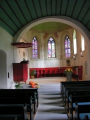 Vue intérieure de l'église. Cliché personnel