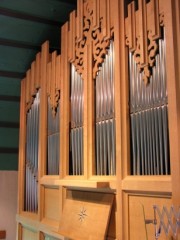 Façade de l'orgue. Cliché personnel