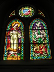 Sacré-Coeur, vitrail. Cliché personnel (2007)