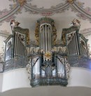 Orgue du facteur Speissegger à l'église des Cordeliers de Fribourg. Cliché personnel (début 2006)