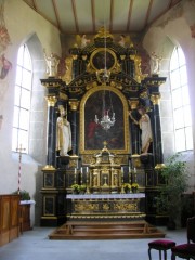 Maître-autel baroque à Bremgarten. Cliché personnel