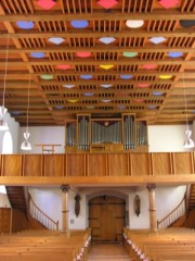 Vue générale vers l'orgue. Cliché personnel