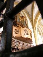 L'orgue de choeur (vers 1638 !). Cliché personnel