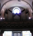 Orgue Kuhn de l'église de Buix. Cliché personnel pris en 2006