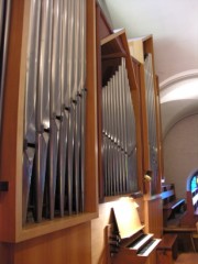 Vue en tribune de l'orgue. Cliché personnel