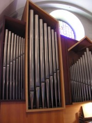 Vue partielle du buffet de l'orgue. Cliché personnel