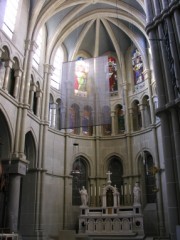 Vue du choeur néogothique de cette église. Cliché personnel