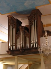 Vue de l'orgue Kuhn. Cliché personnel