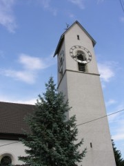 Eglise de Courtemaîche. Cliché personnel (2006)