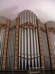 Vue de la façade de l'orgue. Cliché personnel