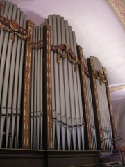 Façade de l'orgue Goll. Très représentatif des années 1920. Cliché personnel