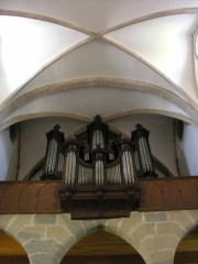 Le Grand Orgue en contre-plongée. Cliché personnel